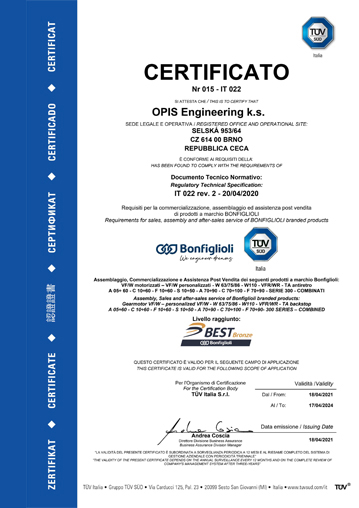 Nhled certifiktu